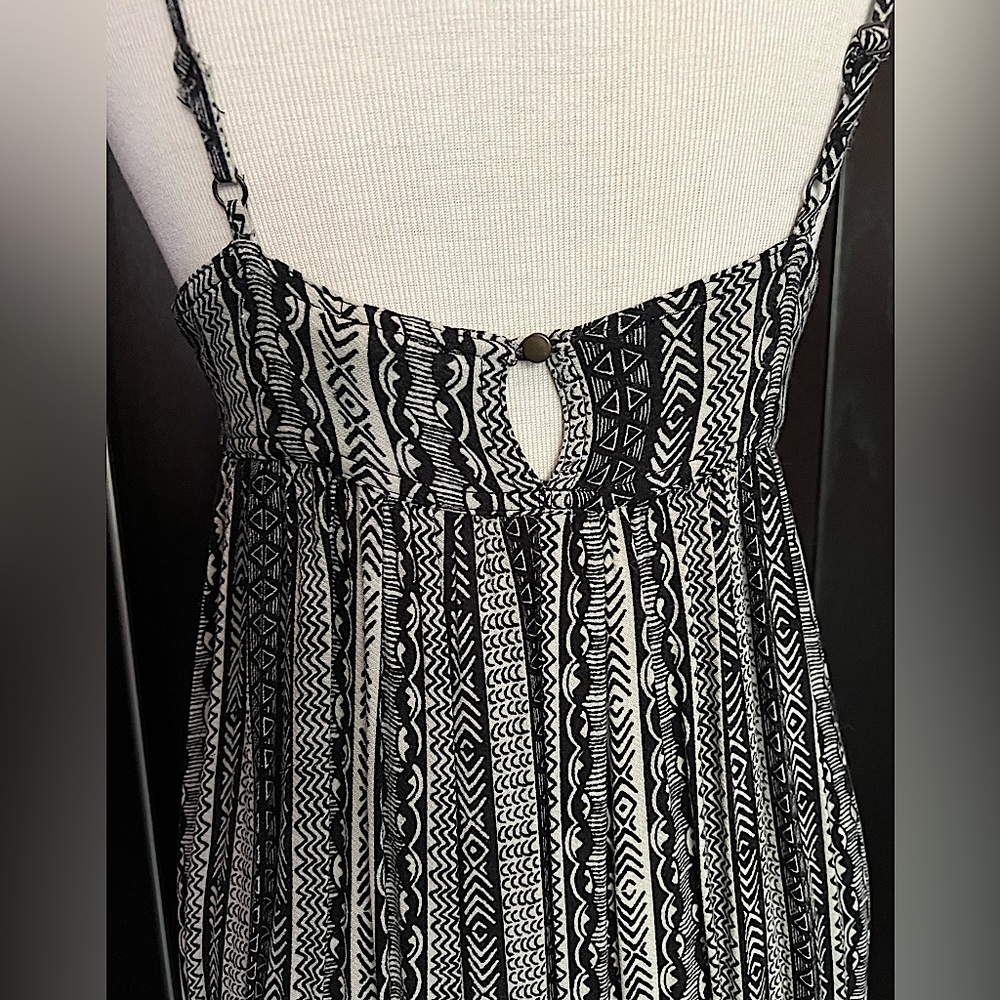 Urban Outfitters UO Ecote Womens Small Tribal Print Midi Dress Sleeveless Boho - Picture 7 of 9
